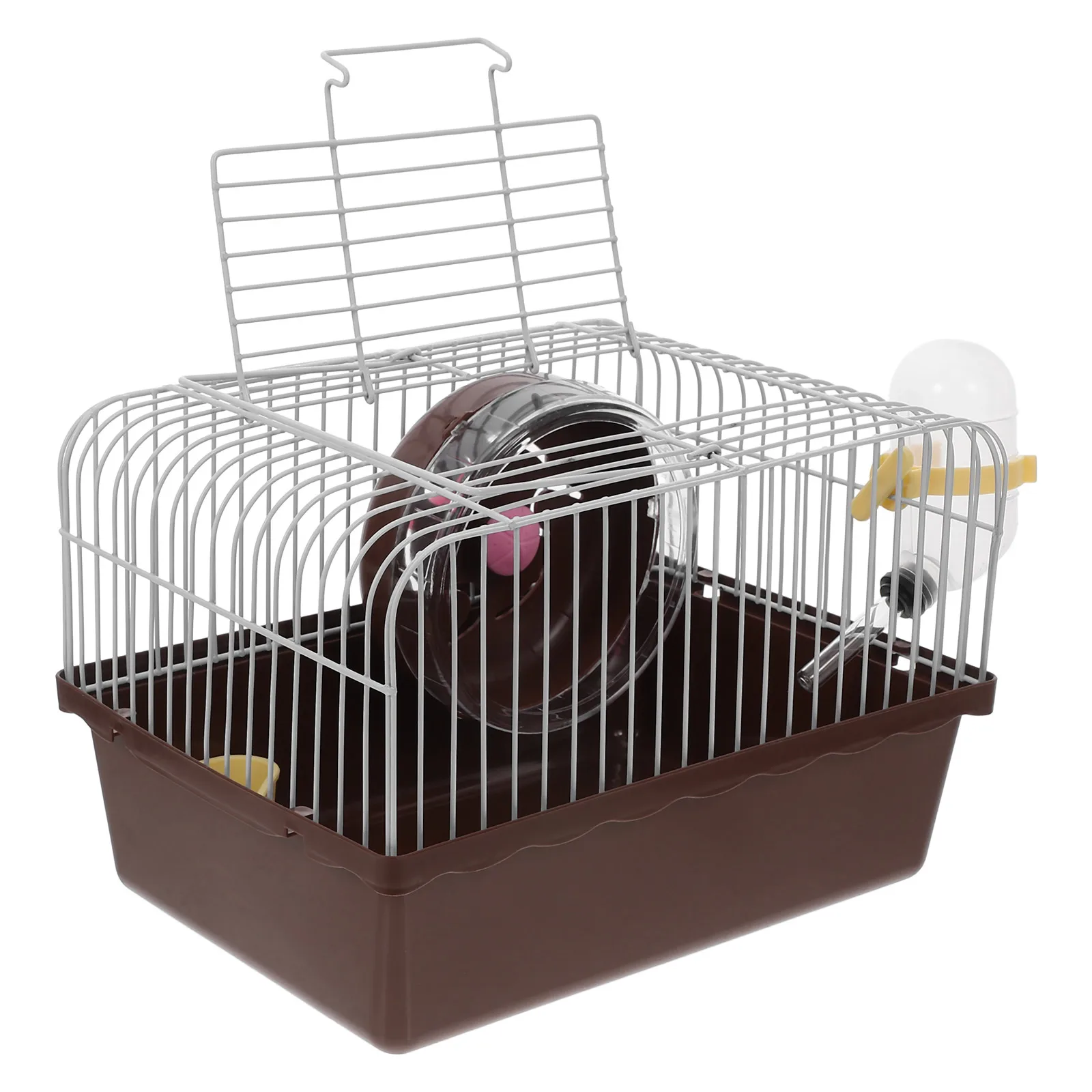 

Hamster Cage Portable Travel Carrier Spacious Abs Design Water Bottle Holder For Chinchilla Bunny Bird Rabbit Turtle Small