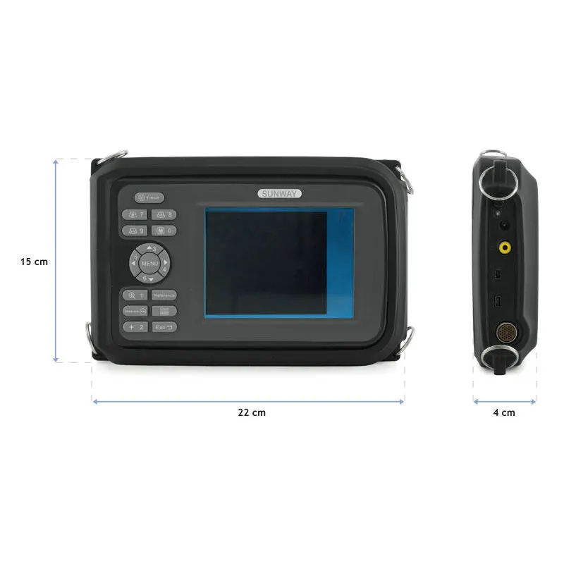 Ультразвуковой портативный выпуклый Ректальный зонд ecografo vet v8, Ветеринарный ультразвуковой ручной сканер v8