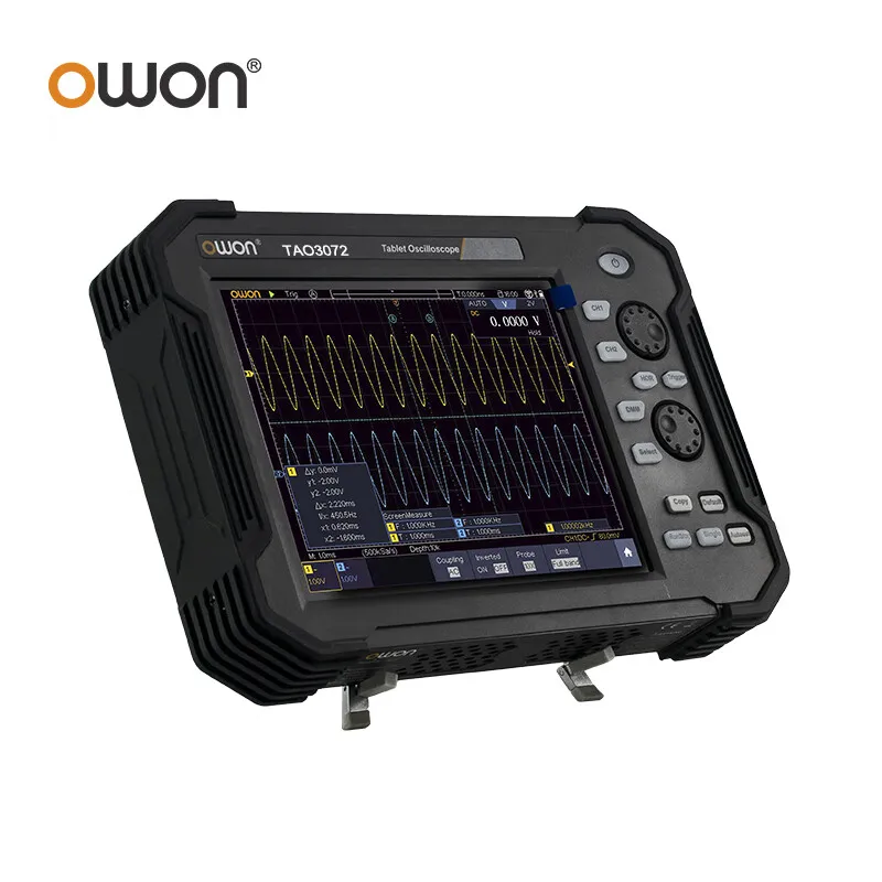 Owon  8-inch 100Mhz 1Gs/s handheld tablet oscilloscope waveform TAO3104 automotive oscilloscope intelligent touch