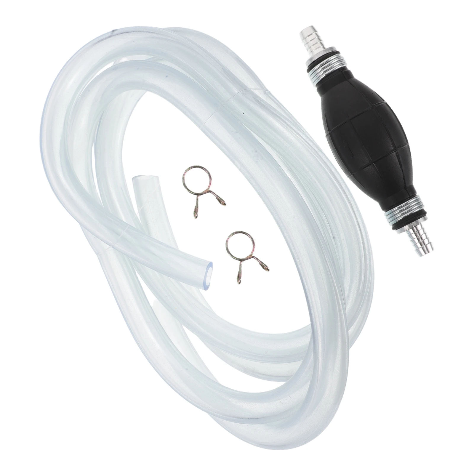 

1 Set Manual Oil Pump For Car With Tube Spring Clamps Rubber Hose Fluid Extractor Transfer Pump Automotive Hand Squeeze