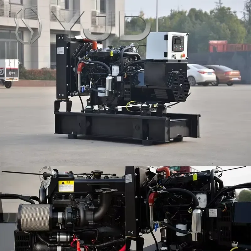 YJD Jiangsu Motor Weichai 12kW Silent Diesel Generator 15kVA 60Hz 208V ATS Soundproof Canopy Planta Electrica