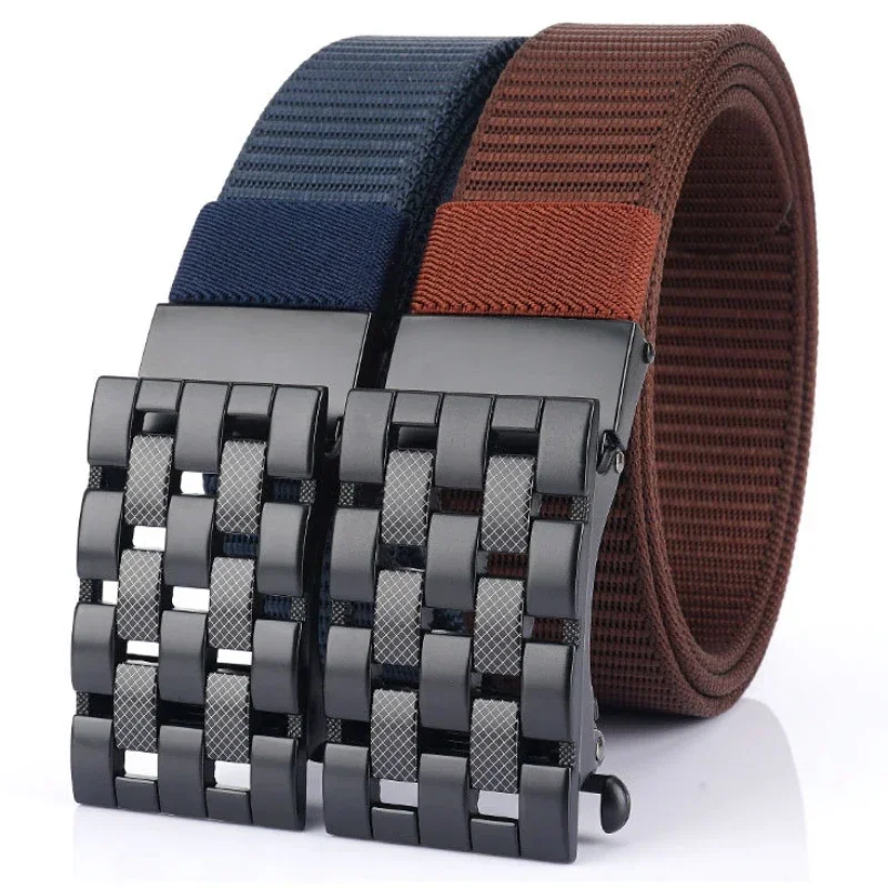 Men's Automatic Buckle Belt for Young and Middle-aged Business Casual Simple and Versatile Korean Trendy Jeans Belt