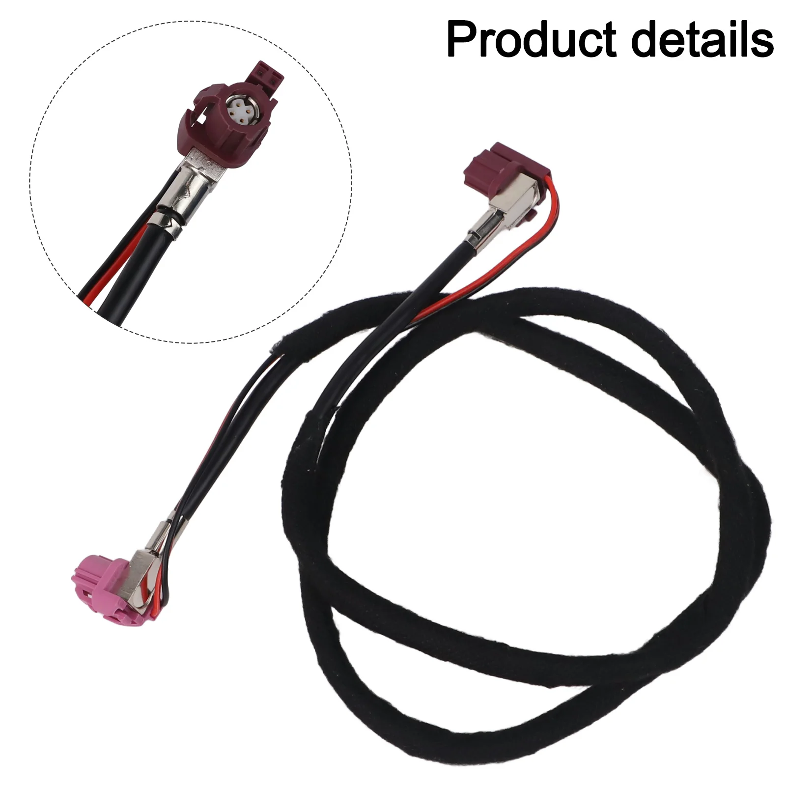 12V Video Line Black LVDS Line Kabel Black Color Direct Installation Easy Installation Non-deformed Cable Non-deformed Structure
