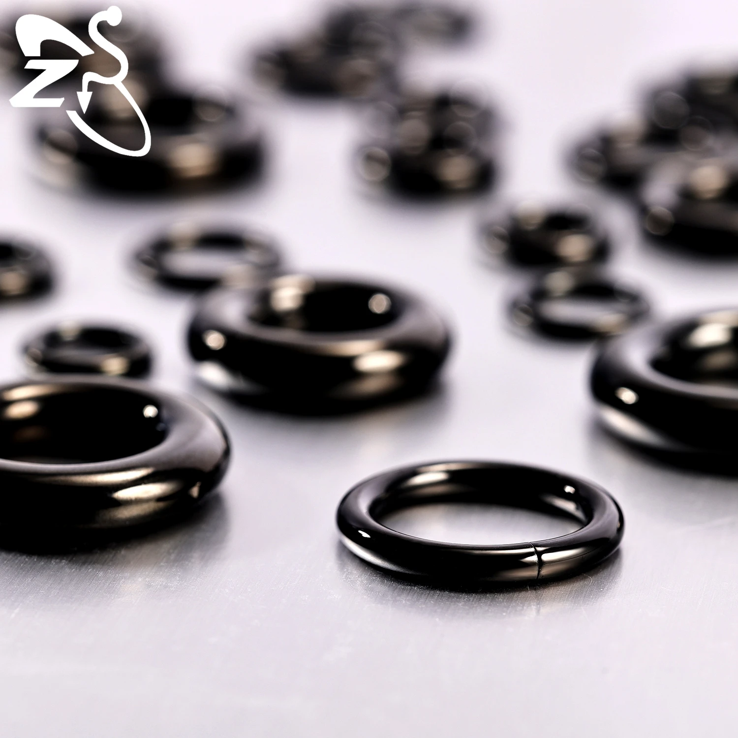 ZS 1 PC 2/4/6/8/10/12G Stainless Steel Hoop Earring Punk Large Size Ear Gauges Ear Expander Nostril Cartilage Piercings Jewelry