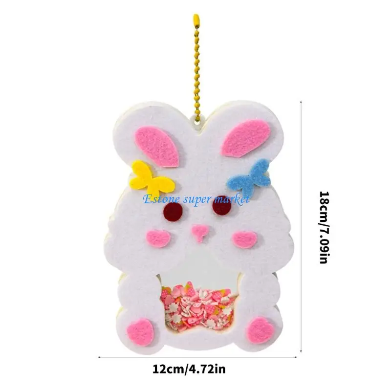 090B Zestawy edukacyjne z wisiorkami w kształcie zwierzątek Kreatywny projekt rzemieślniczy dla zabawy malucha