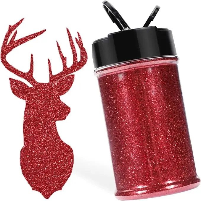 Holografischer Extra Feiner Glitzer - Türkisfarbener Glitzer 50 g/1,76 oz, 0,2MM Epoxid-Glitzer für Harz, Kunst, Handwerk, Nägel, Kerzenherstellung – Detail 9