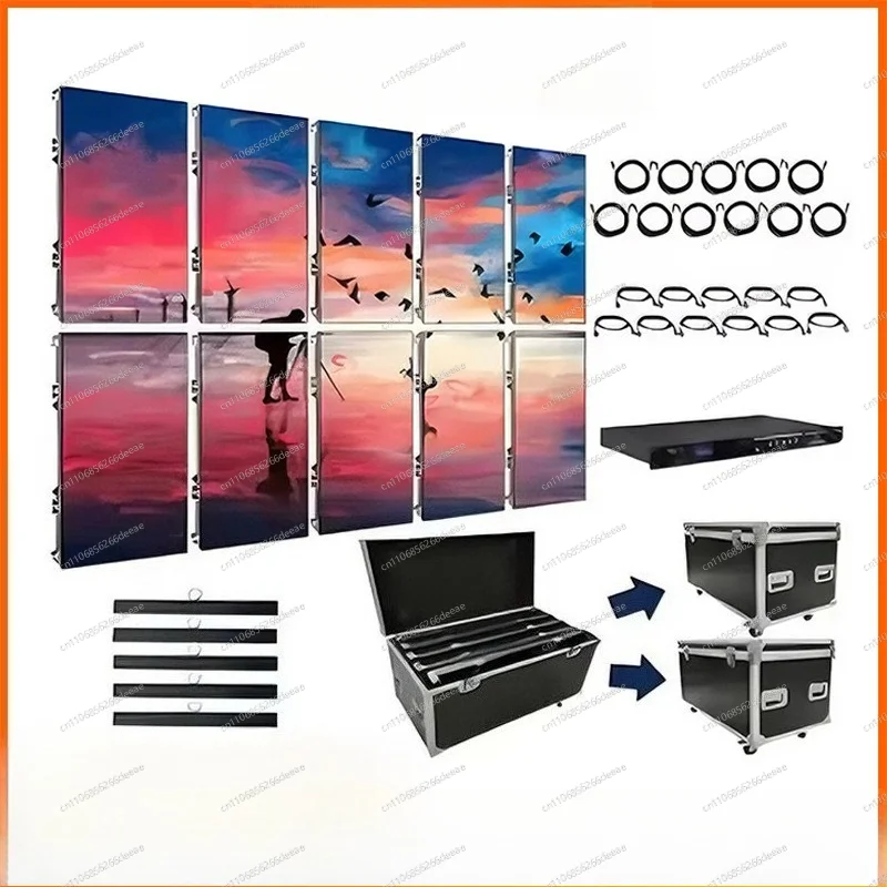 LED Screen Indoor Full Color LED Display Conference Room Exhibition Hall Stage Outdoor LED Advertising Electronic Screen