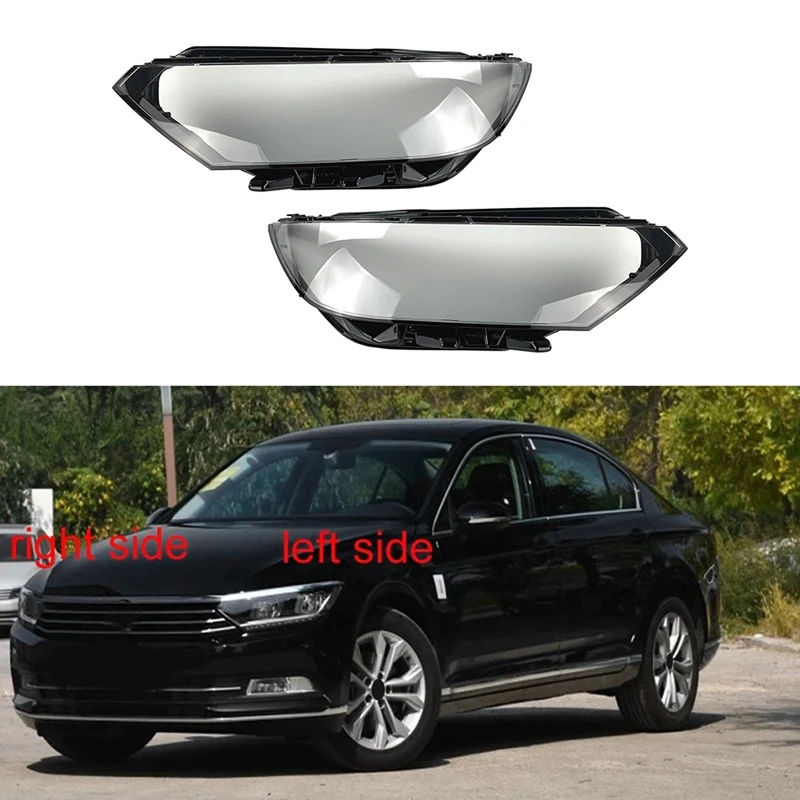 For Magotan / Passat B8 2017-2019 Headlight Shell Lamp Shade Transparent Lens Cover Headlight Cover