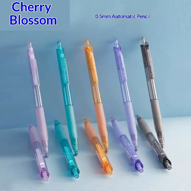 

Japan Original HB Mechanical Pencil 0.5/0.7mm School NOCKS Correction Grip Triangular Transparent For Painting,Writing,Sketching