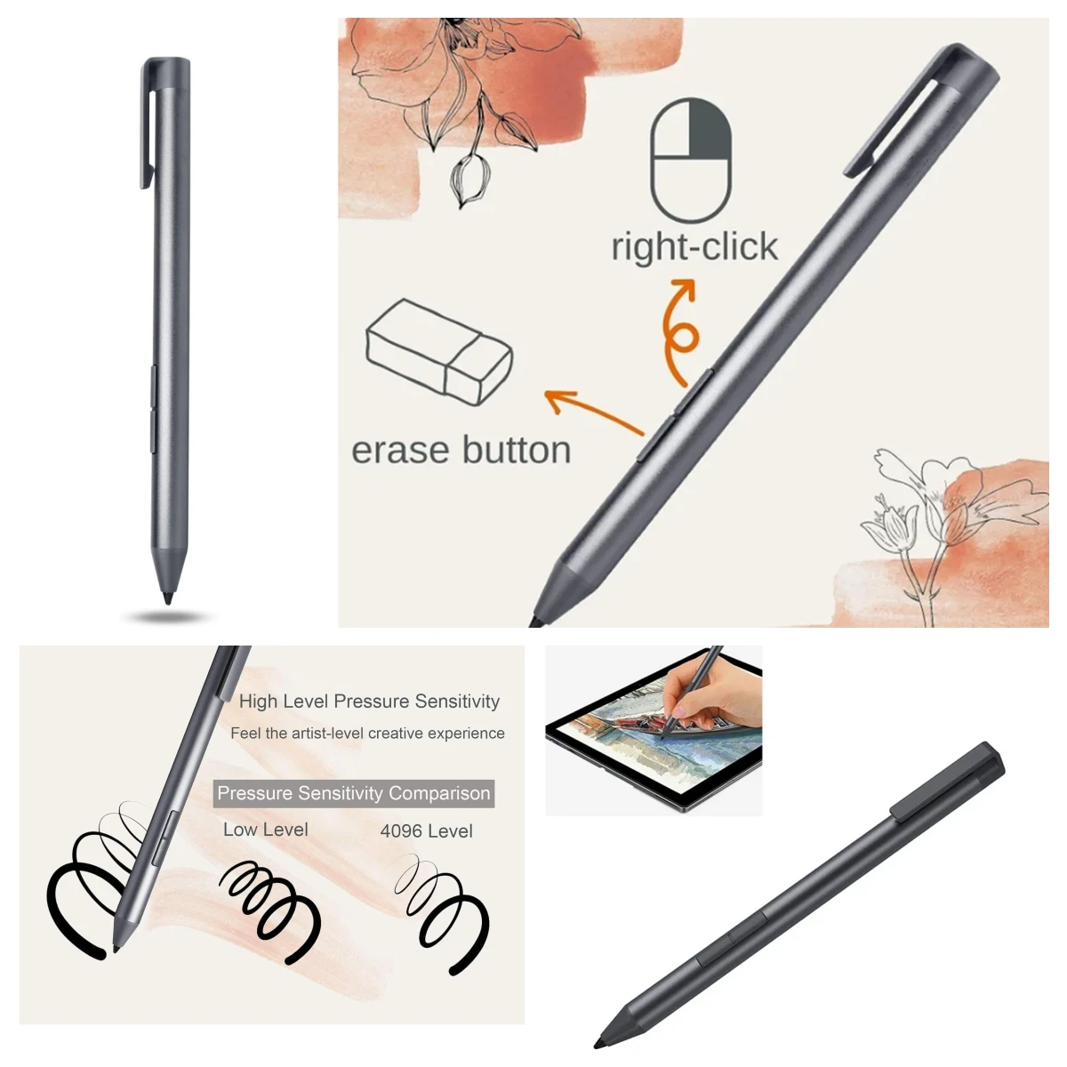 

Стилус для сенсорного экрана, универсальные стилусы, высокочувствительный прецизионный стилус для Xiaoxin P11/Tab P11 Pro/P11 Plus J607