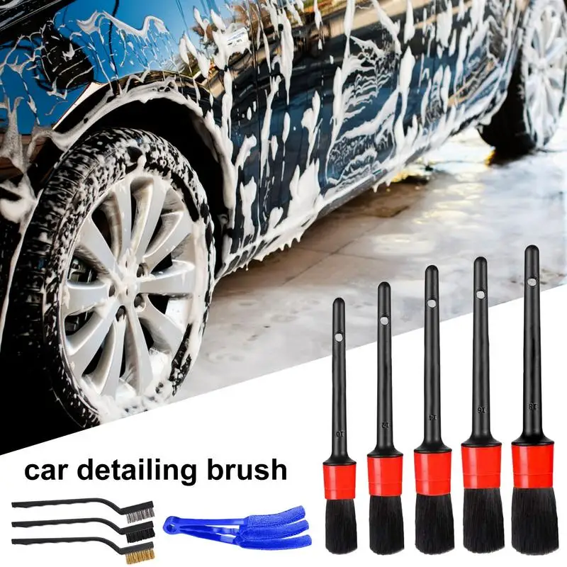 

Auto Cleaning Brush Set Car Detailing Brush Set Car Wash Cleaning Brushes Auto Detailing Brushes Outlet Detail Clearance Brush