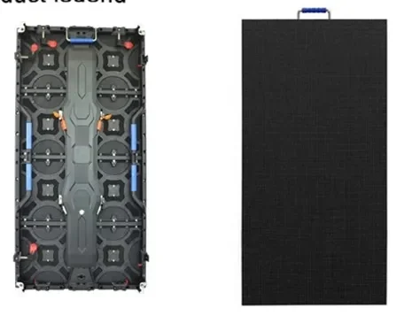 Custom Weatherproof Outdoor LED DisplayIndoor 500*1000mm Rental Display Die-Casing Aluminum P4.81 Video Wall Advertising Display