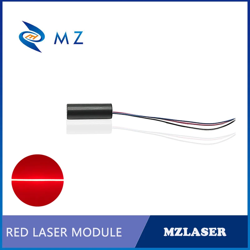 Лазерный диодный модуль с красной линией D14mm 650nm TTL PWM 24В 50mw 100mw 200mW линейный Лазер промышленного класса для игры-лабиринта/позиционирования