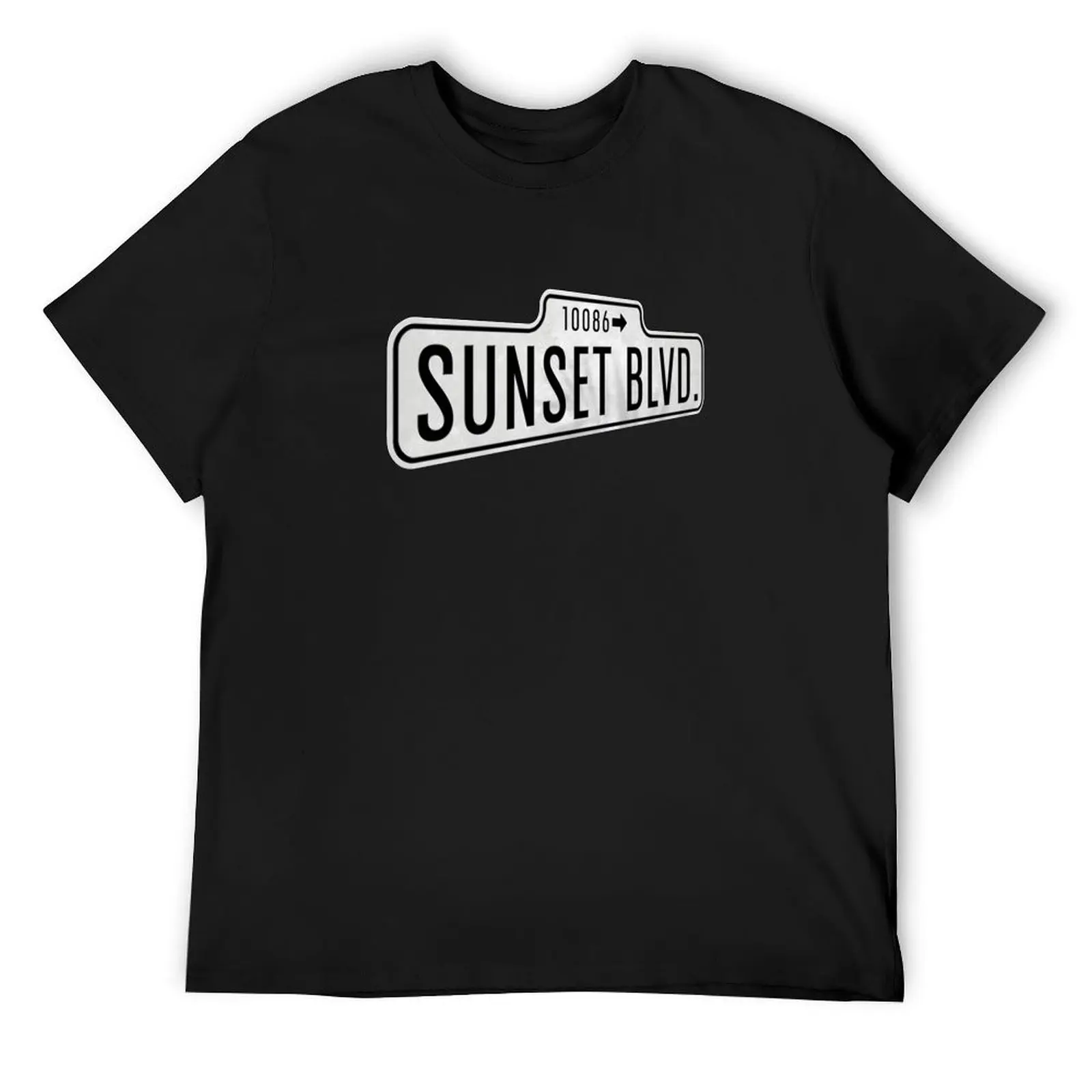 

Sunset Blvd T-Shirt vintage t shirts boys whites summer clothes mens graphic t-shirts funny