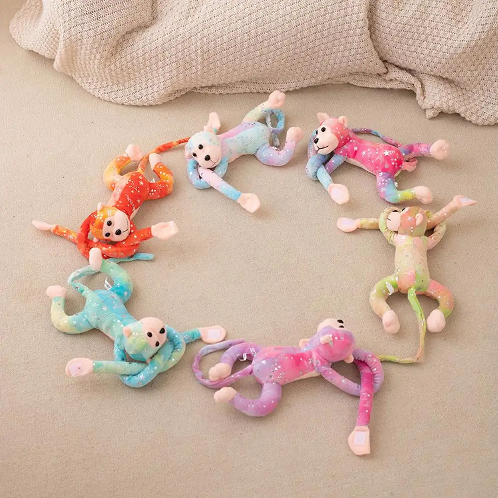 

Colorful Long Arm Monkey Plush Toy Hanging Monkey Stuffed Animal With Sound Plush Doll Gifts For Boys Girls