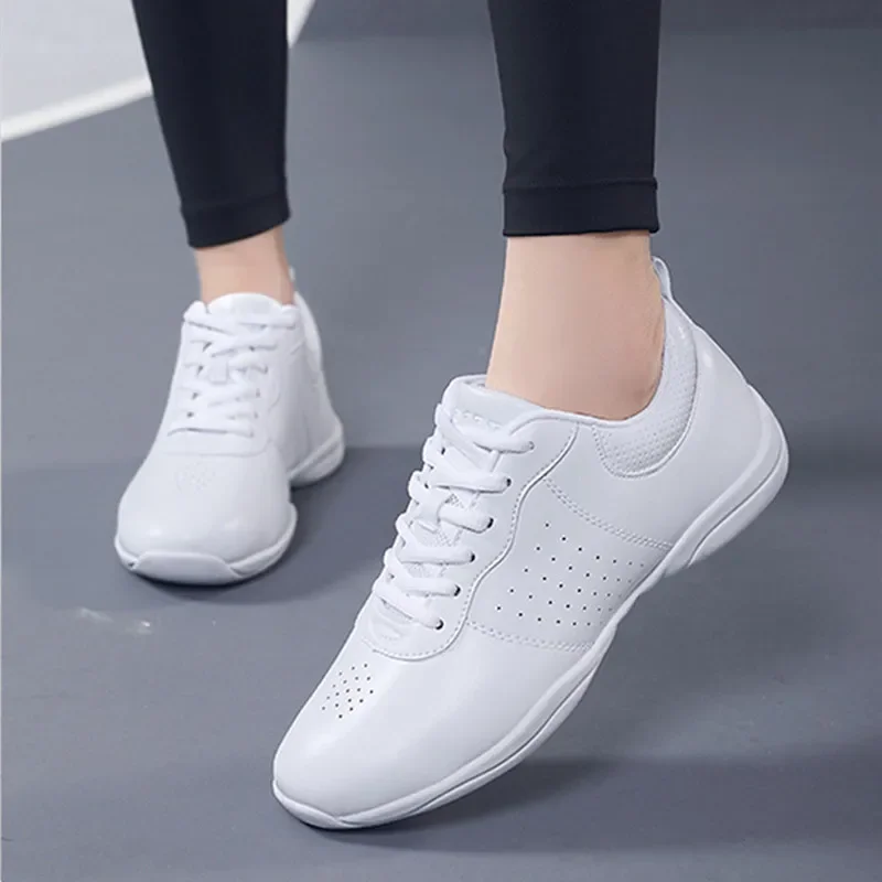 2024 Women Sneakers Competitive Aerobics Shoes Soft Bottom Fitness Sports Shoes Jazz / Modern Square Dance Shoes Feminino