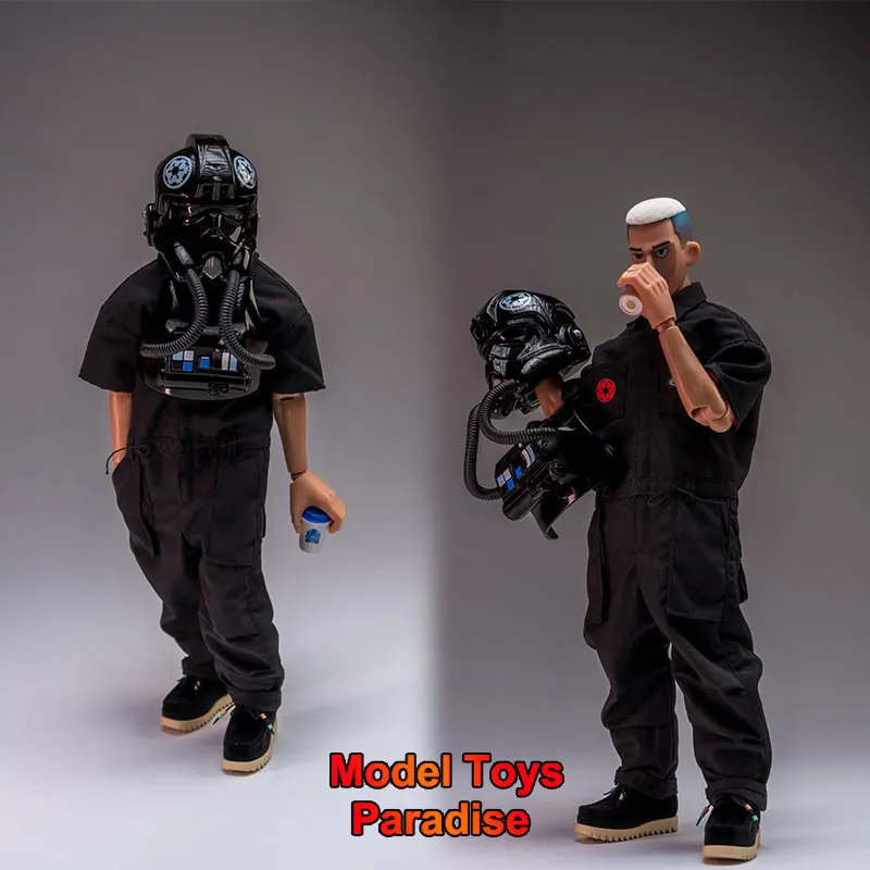 

1/6 Коллекционные игрушки STOPWARS Pt.14 TIE TROOPER Повседневный комбинезон Фигурка солдата 12 дюймов Фигурка Модель Подарки