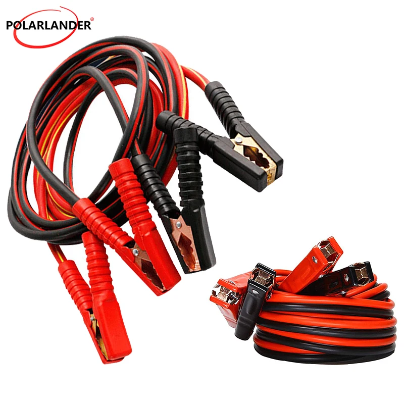 

Durable Car Ignition Cable 2M Copper Core Insulated Handle with Crocodile Clip