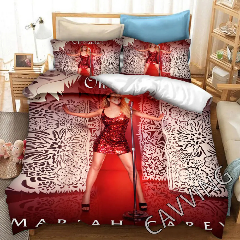 Mariah Carey 3D Printed Bedding Set Duvet Covers & Pillow Cases Comforter Quilt Cover (US/EU/AU Sizes)  H03