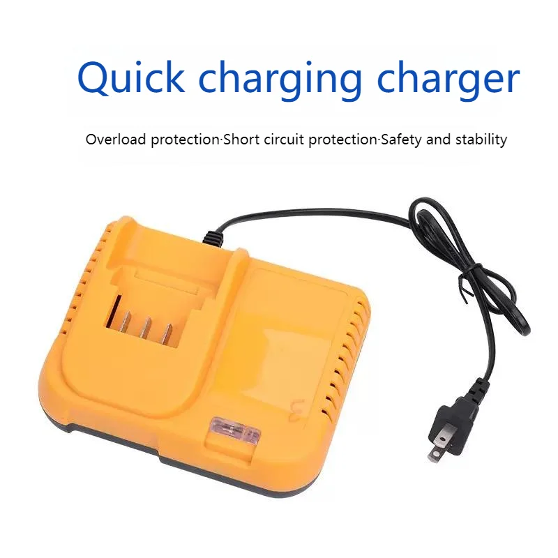 Chargeur de batterie de remplacement adapté pour batterie au Lithium Dewalt 21V 0,5a/DCB200 DCB201 DCB609 DCB182 DCB204, chargeur de batterie US EU