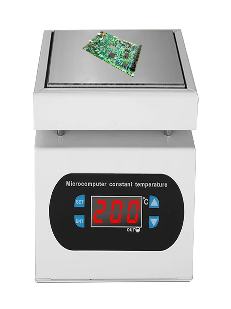 500W Microcomputer Elektrische Verwarming Plaat Rework Solderen Verwarm Station Lasser 150X150mm 0-400 ° C - afbeelding 2