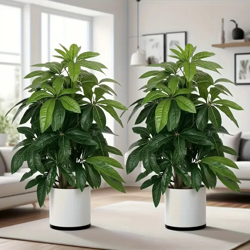 

Simulated green plants, artificial money tree palm, suitable for outdoor, balcony, porch, and patio decoration H1620-004