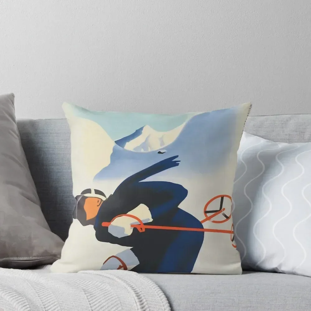 

Ski Austria Throw Pillow Cushions For Sofa Anime christmas pillowcases Pillow Case Christmas pillow