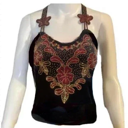 Rhinestones Camis Women Bling Bling Rhinestones Tanks Tops sexy summer tops
