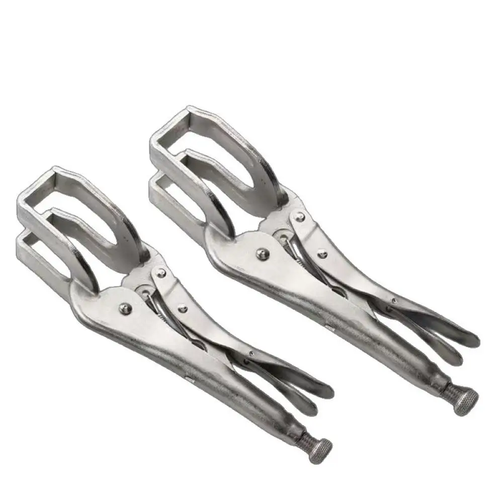 Welding Pipe Clamp Lock Pliers Metal U Shape Fixing Fixture Adjustable Locking Tool Professional Pipe Alignment Welding Helper