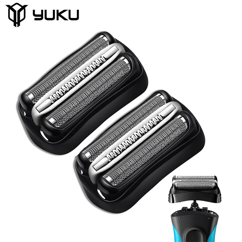 YUKU Replacement Blade Heads for Braun Series 3 Electric Shaver 300S 310S 320S 330S 340S 360S 3000S 3010S 3020S Beard Trimmer