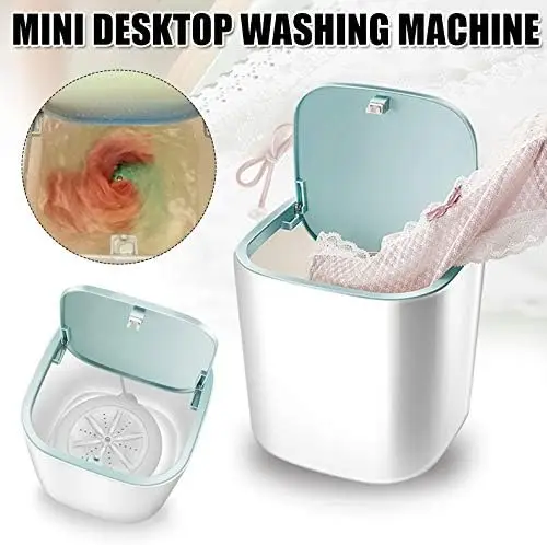 Portable Turbo Washing Machine USB Small-scale Cleaning Machine Lazy Panties Necktie  Washing Machine