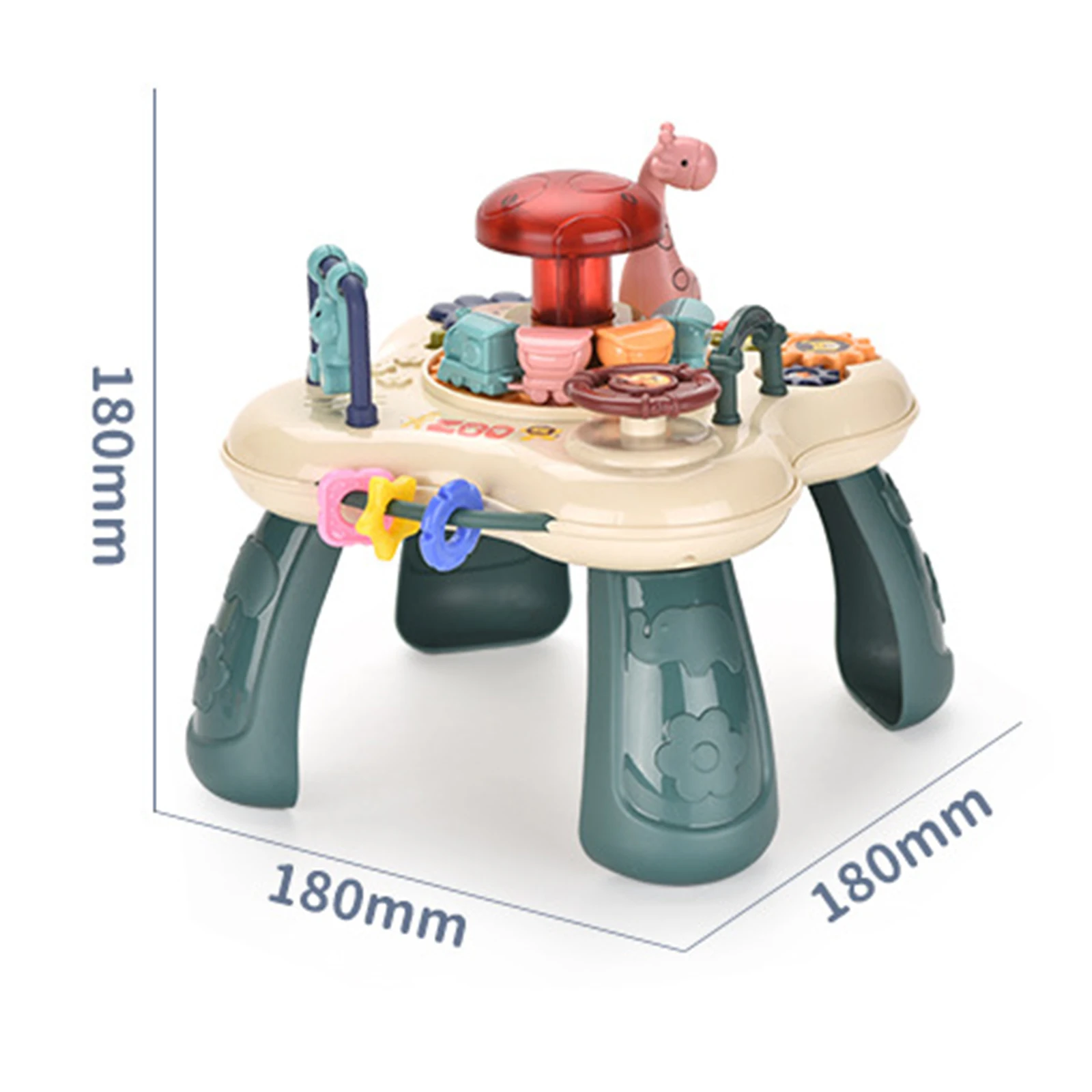 Baby Activity Table Toys Musical Sound Cute Infants Activities Toys Educational Skills Learning  Music Game Kids Gift For Baby