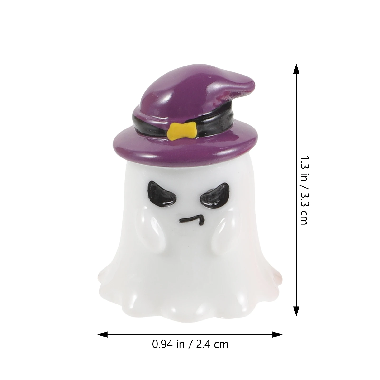 

2Pcs Halloween Resin Ghost Pumpkin Decorations Cartoon Figurines Table Ornaments Desktop Decor Halloween Photo Props