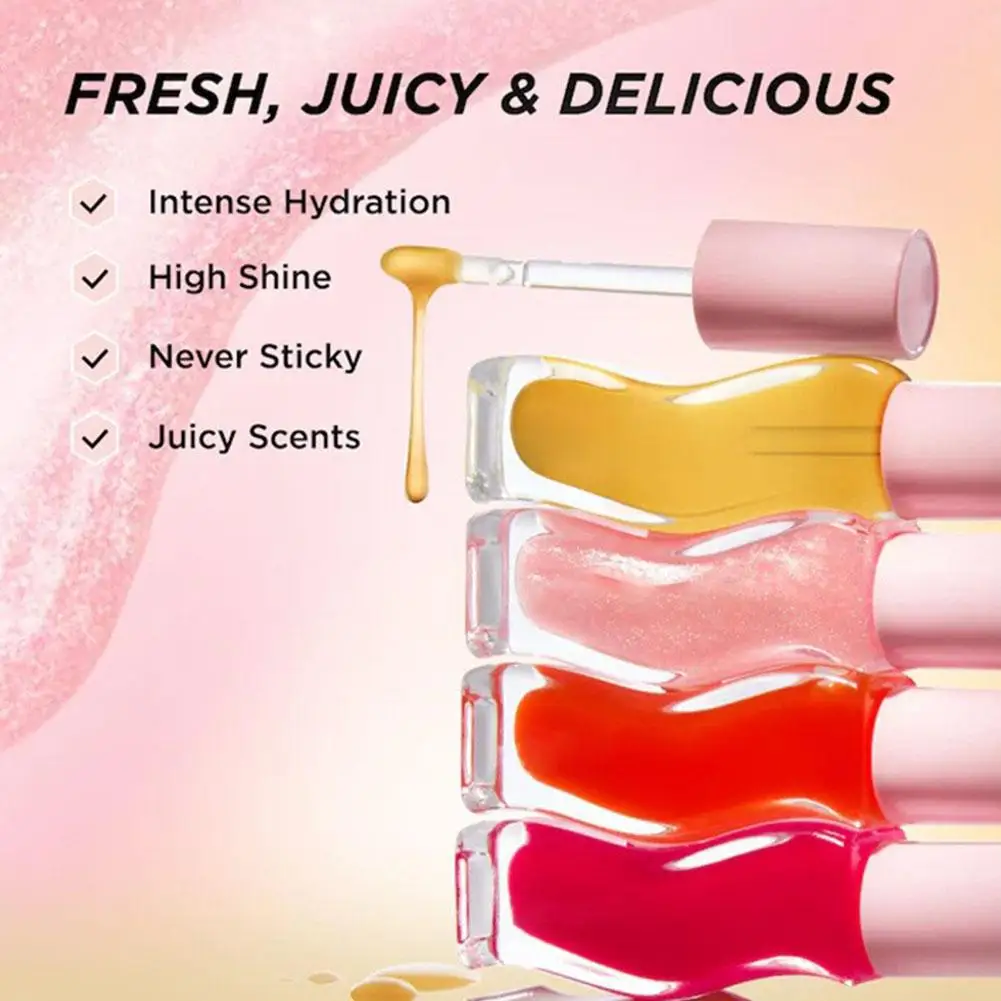 Beurre miel huile pour les lèvres coloré hydratant huile pour les lèvres rouge à lèvres crème de noix de coco pastèque sucre mangue fraise cerise rouge à lèvres