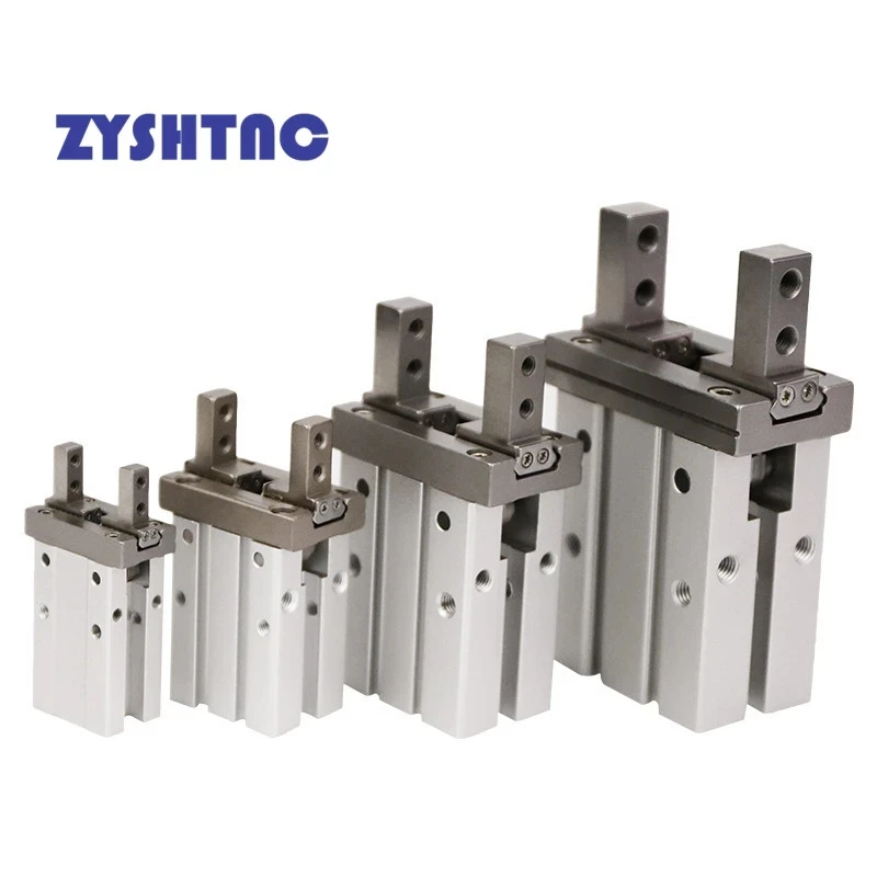 SMC Type Air Pneumatic parallel Gripper MHZ2-10D MHZ2-16D 6D MHZ2-20D MHZ2-25D 32D 40D S C Aluminium Clamps Finger Cylinder