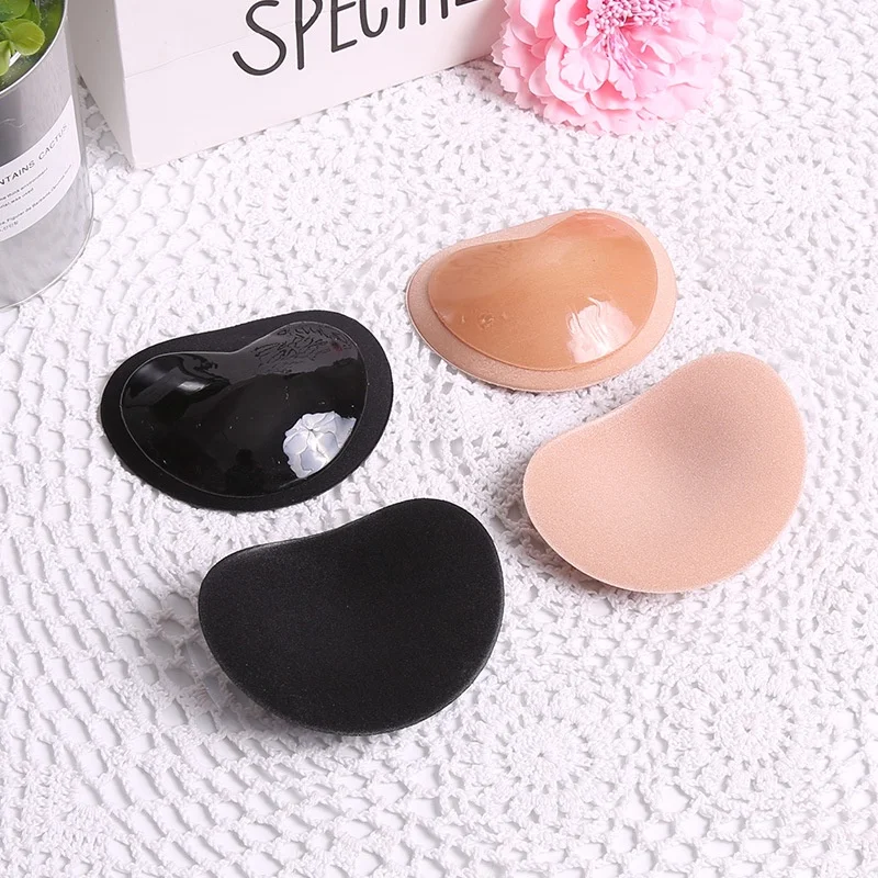 Invisible Chest Bust Pad Enahncers Self-adhesive Non-slip Breathable Sponge Bra Pad