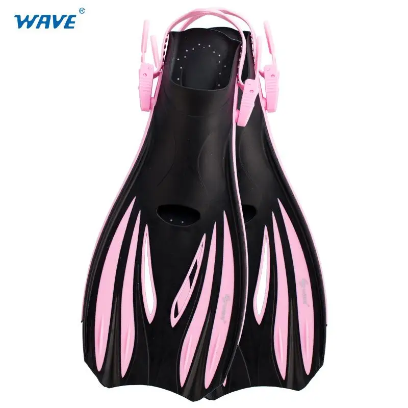 

Adjustable Short Adult Snorkel Foot Swimming Flippers Fins Beginner Water Sports Equipment Portable Diving Flippers Men