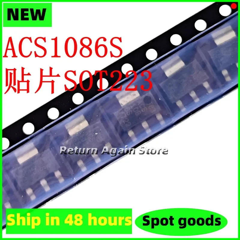 10PCS/LOT NEW ACS108-6SN ACS1086S 0.8A600V  ACS108 SOT-223 Electronic components IC integrated circuit order