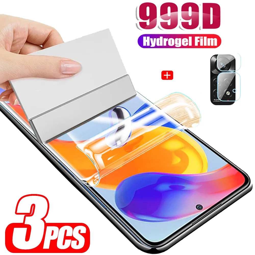 

Soft Film Hidrogel Redmi Note 13 10 11 12 Pro Plus Screen Protector For Xiaomi Redmi Note11 Pro 5G Hydrogel Film Xiaomi 13T 11T 12T Pro Water gel Front+Camera Film Note12 Pelicula Protectore Note 12S 11S 10S