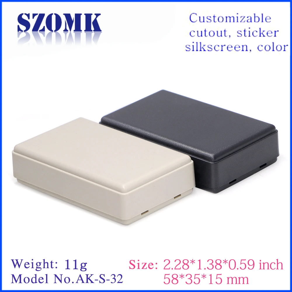

Good qualtity small plastic abs enclosures for USB 50Pieces 58 *35 *15 mm Plastic enclosure for USB