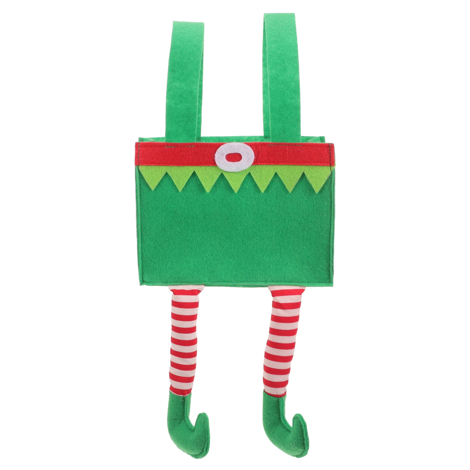 

Christmas Treat Bag Cloth Xmas Candy Packing Gift Bag Cartoon Design Portable Reusable Xmas Party Favor Cloth Candy Bags
