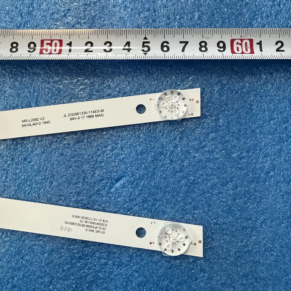 2 szt./zestaw Taśma LED do 6LED MS-L2082 V1 V2 LD32B320 LD32B500 LD-32S4215BT SW-LED32BA201 SW-LED32BA301 STV-32LED20W 32HMC1720T2
