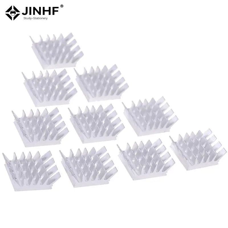 10pcs Radiator Aluminum Heatsink Cooler Radiator Heat Sink For Motherboard DDR VGA RAM Memory IC Chipset Cooler Computer Parts