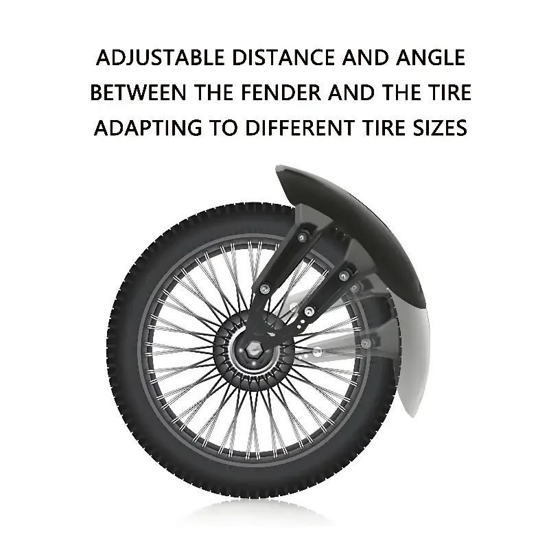 

1Set Motorcycle Mudguard Cover Universal Rear Fender With Metal Base Splash Guard Protector Bike Motorcycle Accessories