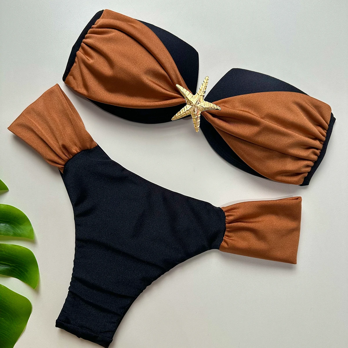 Push Up Bikini Sexy Women Swimsuit Female Swimwear 2025 Bikini Set Swimming Suit Beachwear Bathing Suit Brazilian Solid Biquini
