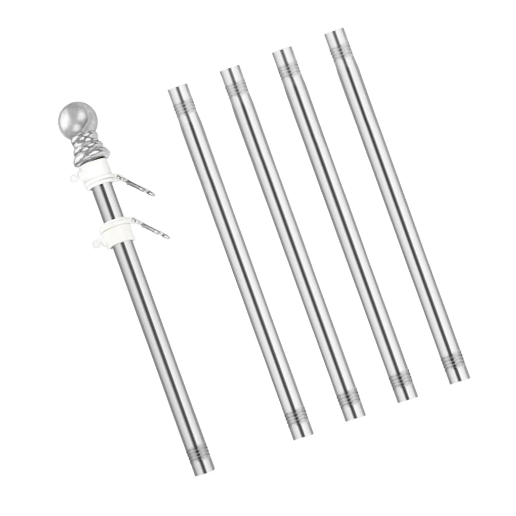 

5Pcs Flag Pole Guide Banner for Commercial Flag Pole House Porch Boat, Yacht