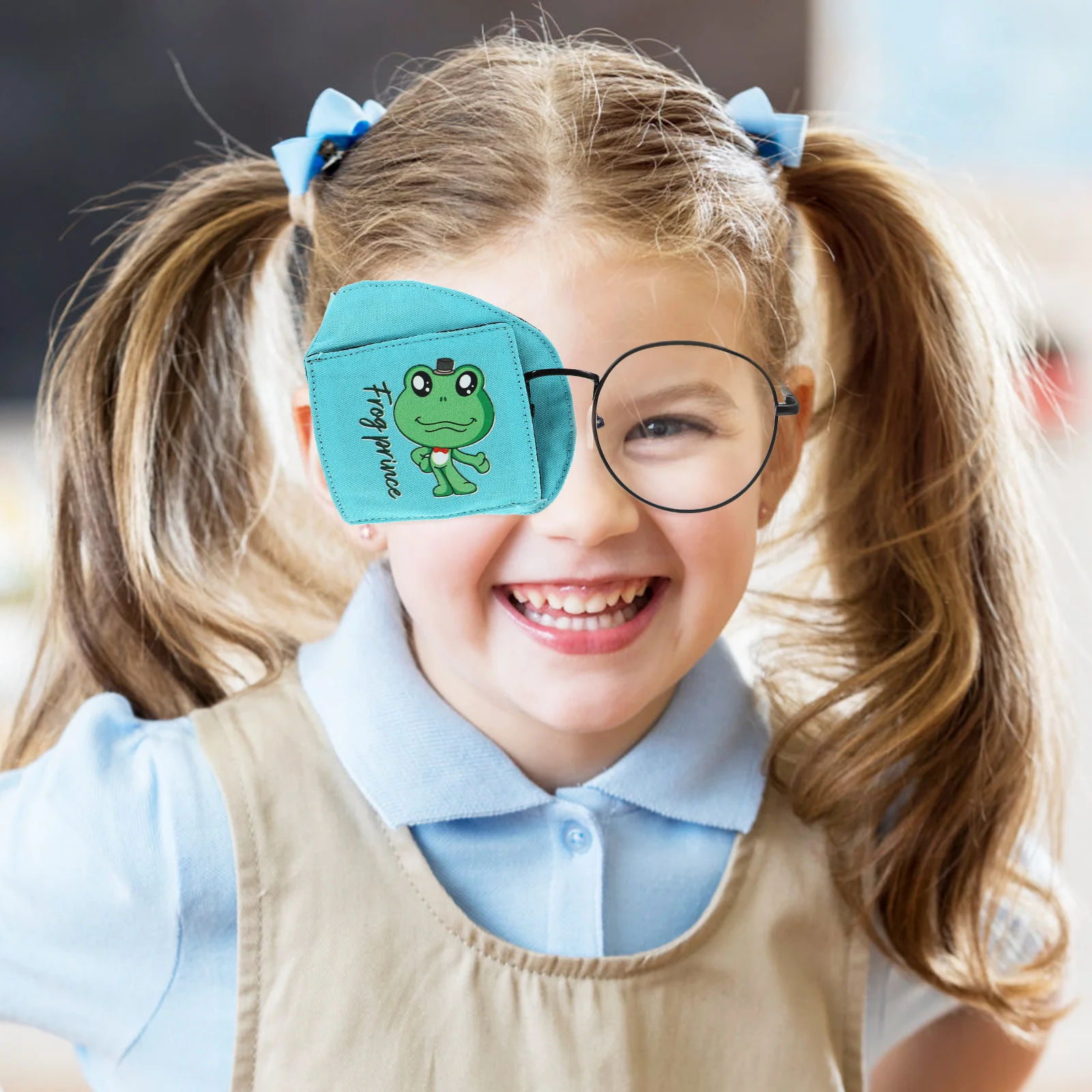 

2 Pcs Children's Eye Mask Patches for Kids Reusable Pure Cotton Medical Purposes