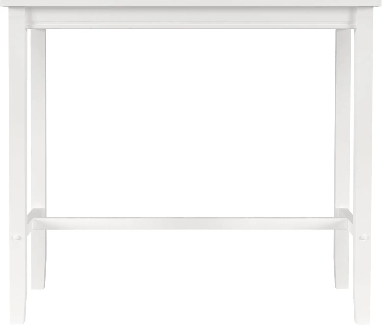 Claridge White Wooden 42" Bar Height Pub Table