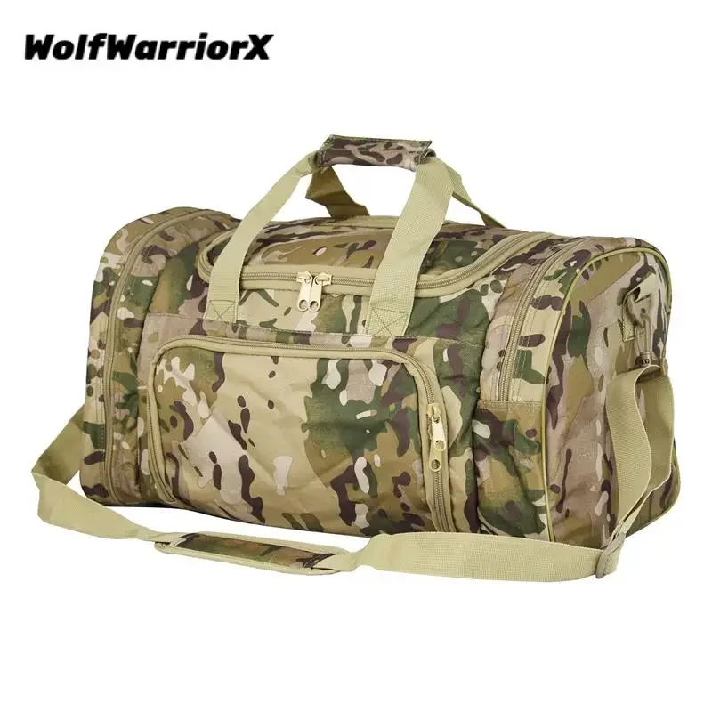 Large Travel Bag Backpack Camping Men Hiking Bag Tactical Rucksack Waterproof Outdoor Sports Climbing Gym Bag Luggage Duffle Bag