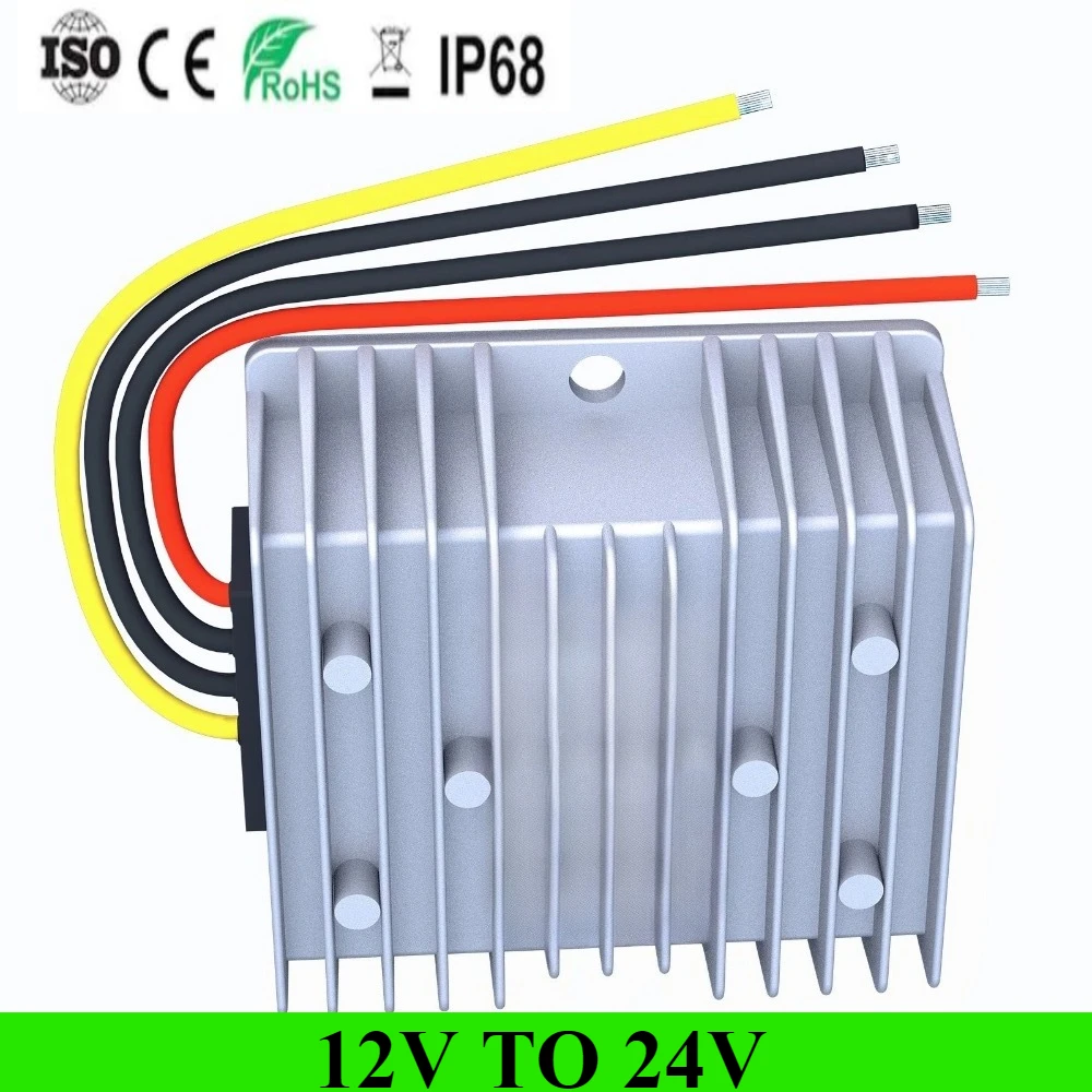 

12V to 24V DC DC Converter Boost Converter 12V Step up to 24V Power Supply Inverter 5A 8A 10A 12A Voltage Regulator For Car LED